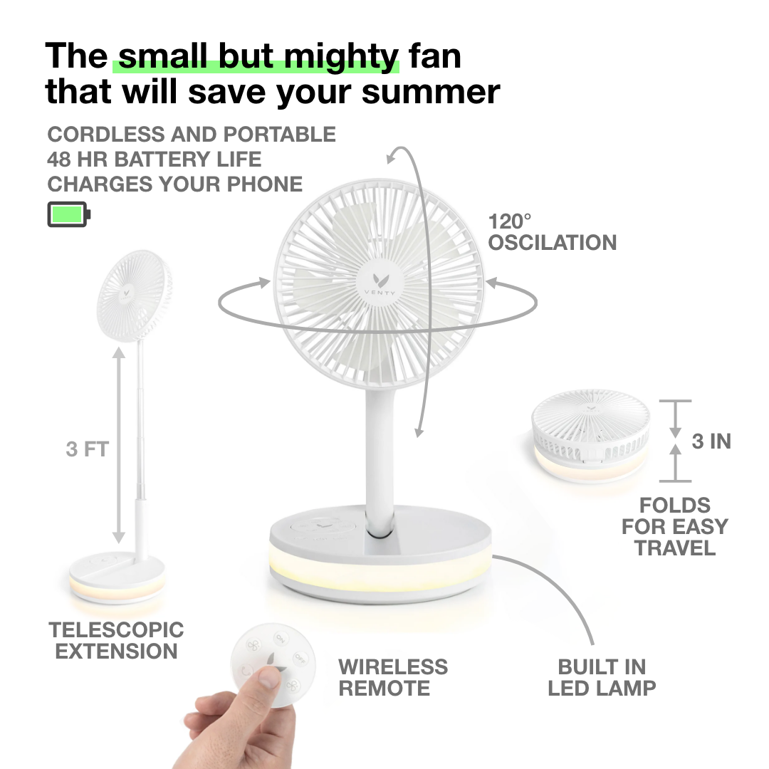 Portable Foldable Fan®