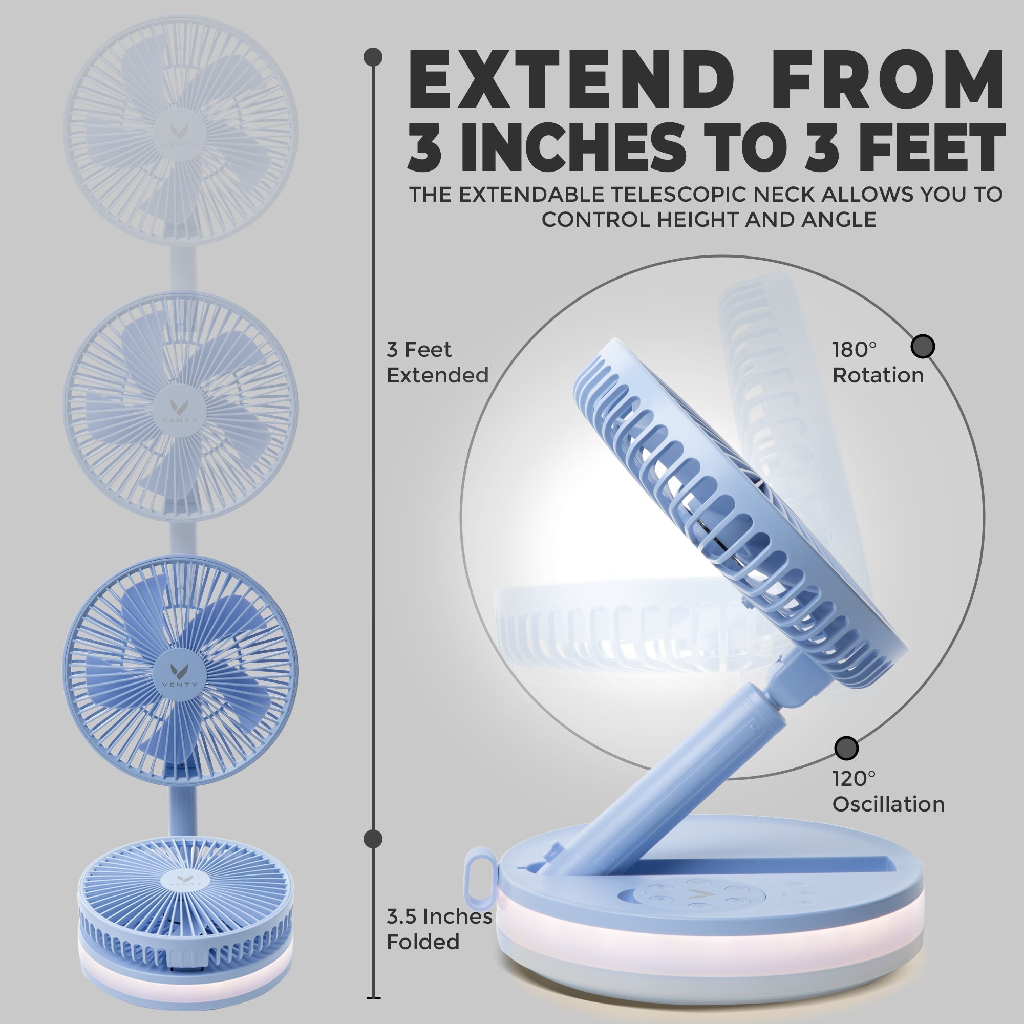 Portable Foldable Fan®