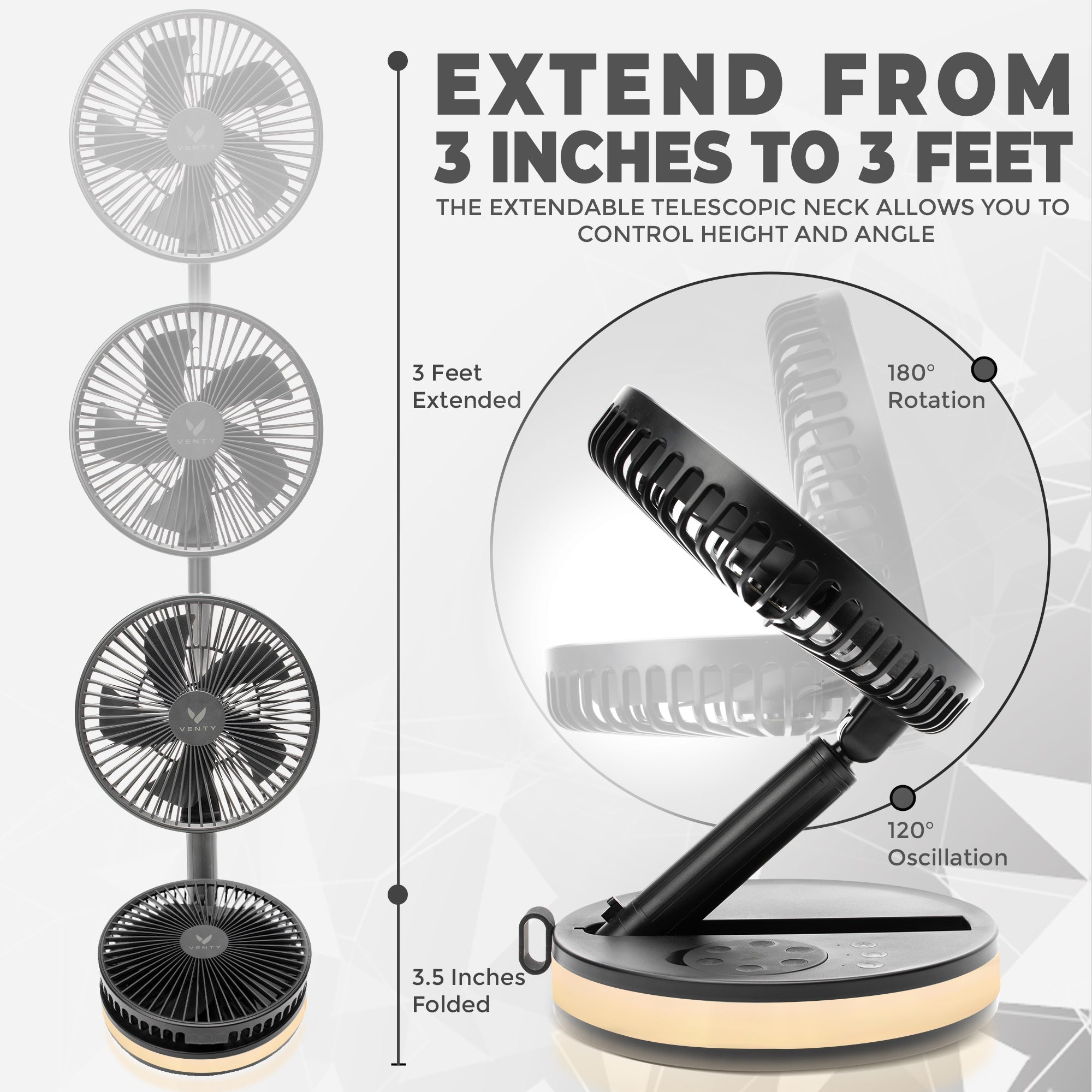 Portable Foldable Fan®