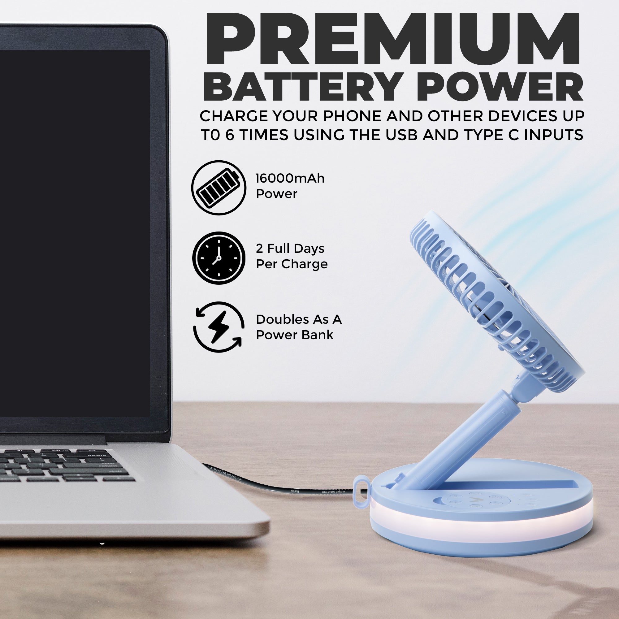 Portable Foldable Fan®