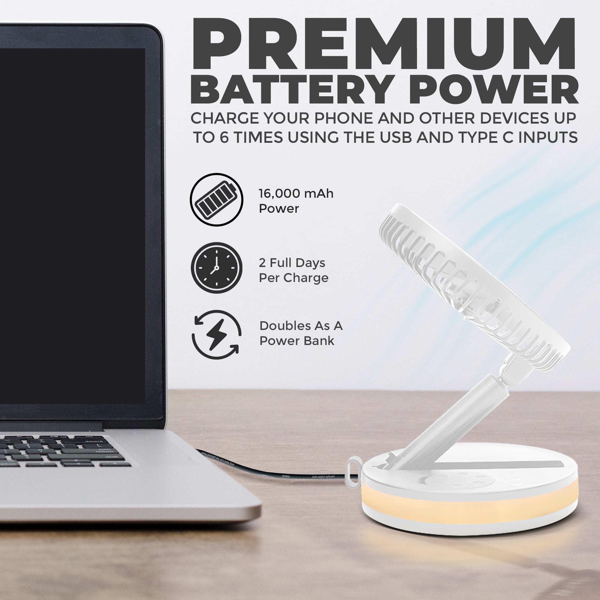 Portable Foldable Fan®