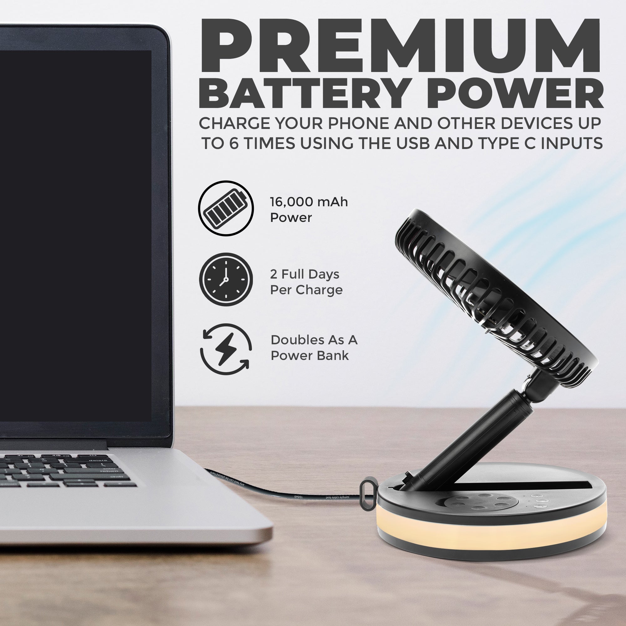 Portable Foldable Fan®