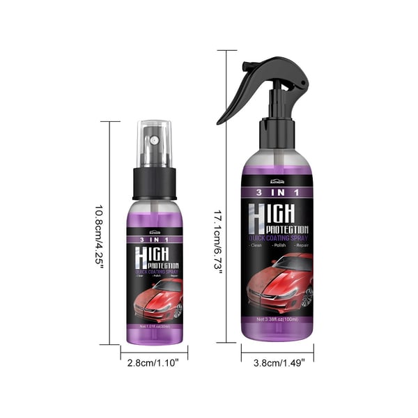 3 in 1 Ceramic Car Coating Spray(70% OFF)